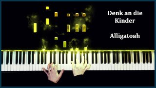 Denk an die Kinder - Alligatoah (Piano Cover, Begleitung)