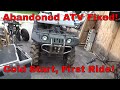 Dead Yamaha ATV Comes Alive, Grizzly 600 Cold Start and First Ride!