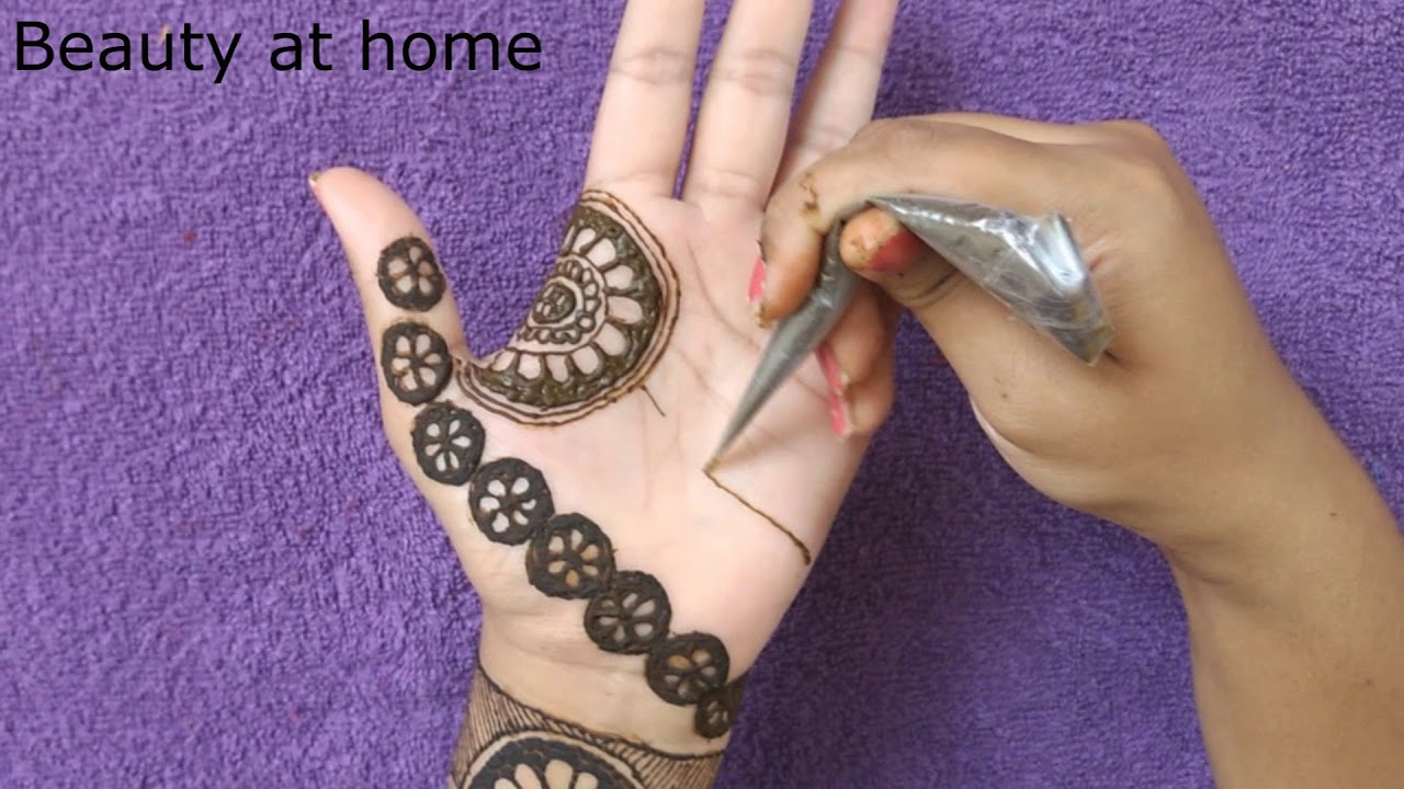 Simple And Easy Mehndi Design Step By Step Process Mehndi