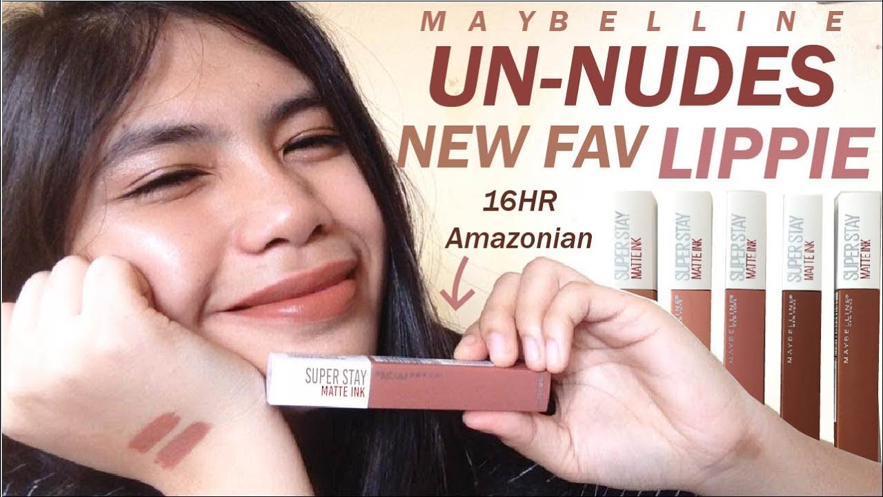 Ang Gandaa 16 Hour Maybelline Superstay Unnudes Amazonian Swatch Review Demo Comparison Ph Youtube