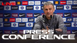  Ogc Nice V Paris Saint-Germain Luis Enrique Press Conference 