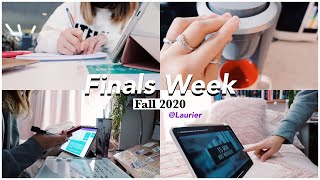 Finals Week VLOG | Fall 2020 @ Laurier | Study with me