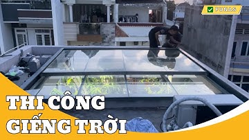 Thi Công Giếng Trời Tự Động Trượt Thông Minh ✅ Funas