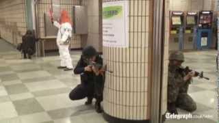 South Korea prepares for North Korea attack with subway drill rehearsal