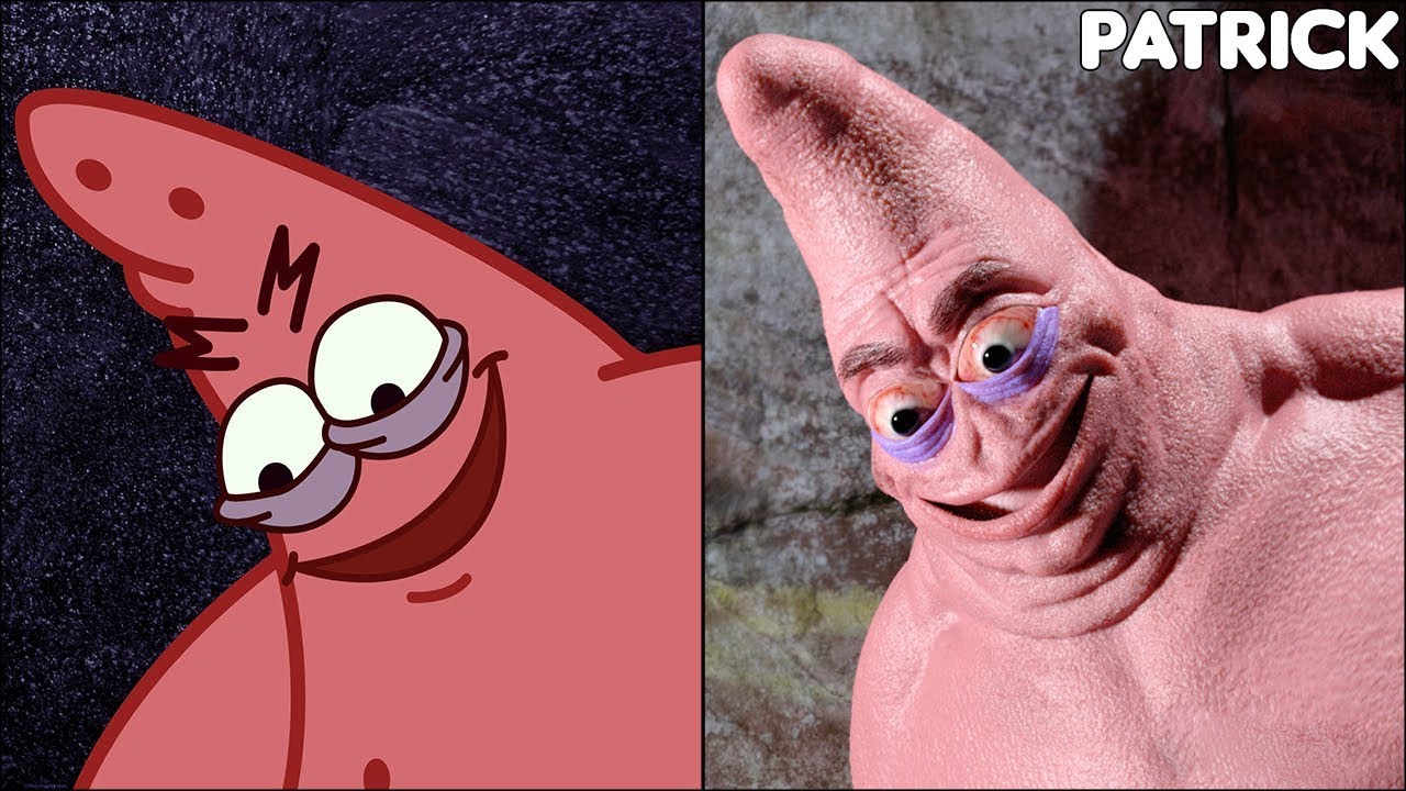 what would spongebob look like in real life