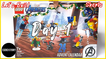 Day 1 Lego Marvel: Advent Calendar 2021