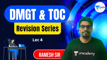 L 4 | DMGT and TOC | Revision Series | GATE 2022 CSE | Ramesh Sir