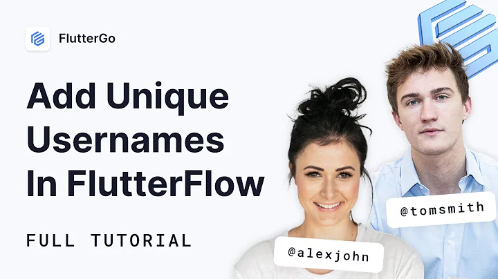 Boost Your FlutterFlow Skills with Unique Usernames