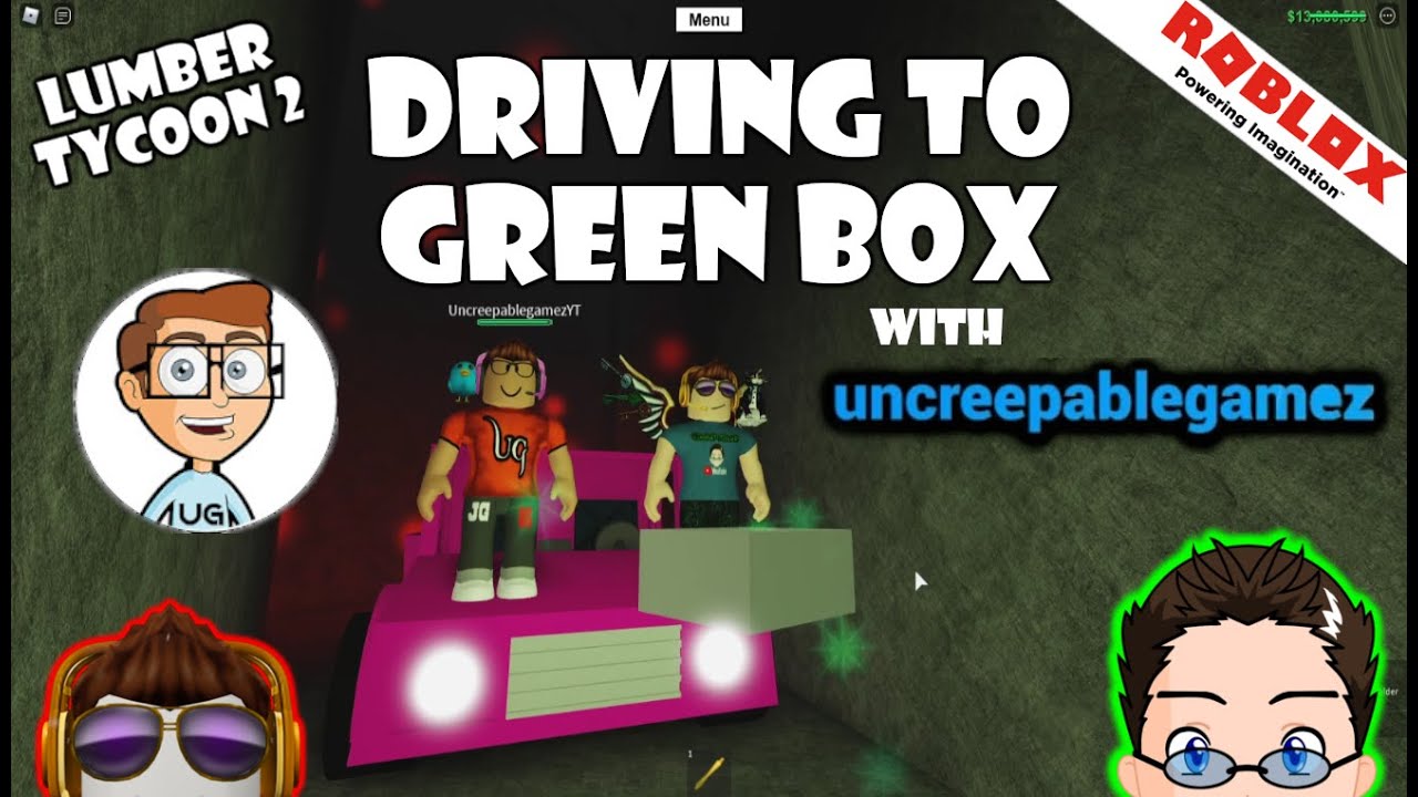 Roblox Lumber Tycoon 2 With Uncreepablegamezyt Driving To Green Box - stages 1 69 the impossble obby roblox youtube