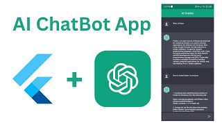 How To Create AI Chatbot In Flutter + ChatGPT - Flutter Tutorial screenshot 3