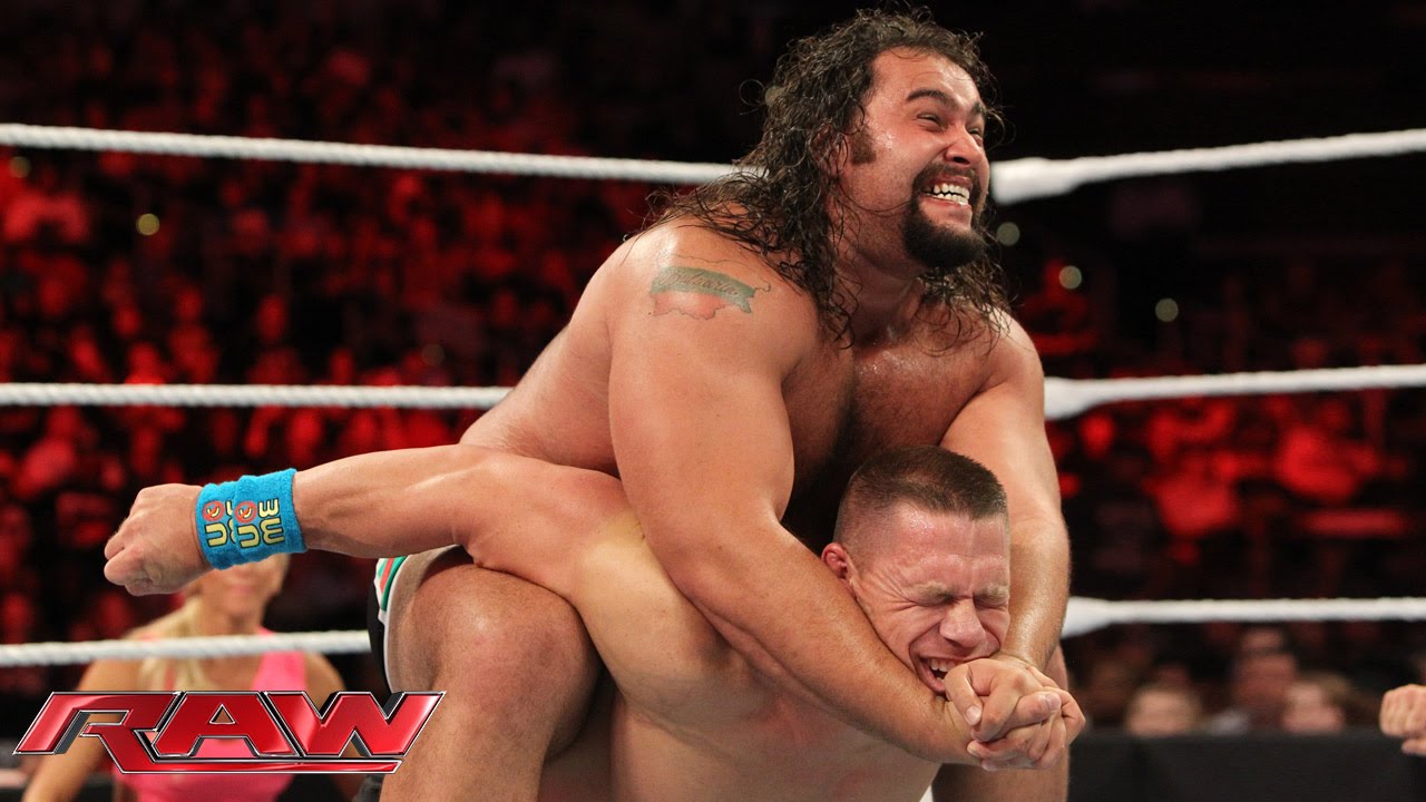 John Cena Vs Rusev United States Championship Match Raw July 13