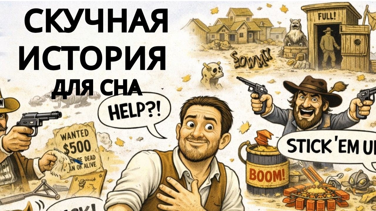 Почему вы не выжили бы и дня на Диком Западе |💤 Скучная история на ночь