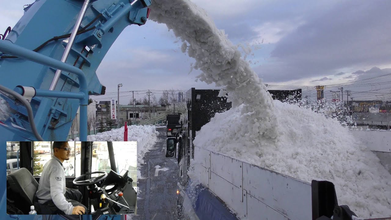 ガレージビーグル　排雪2016－２