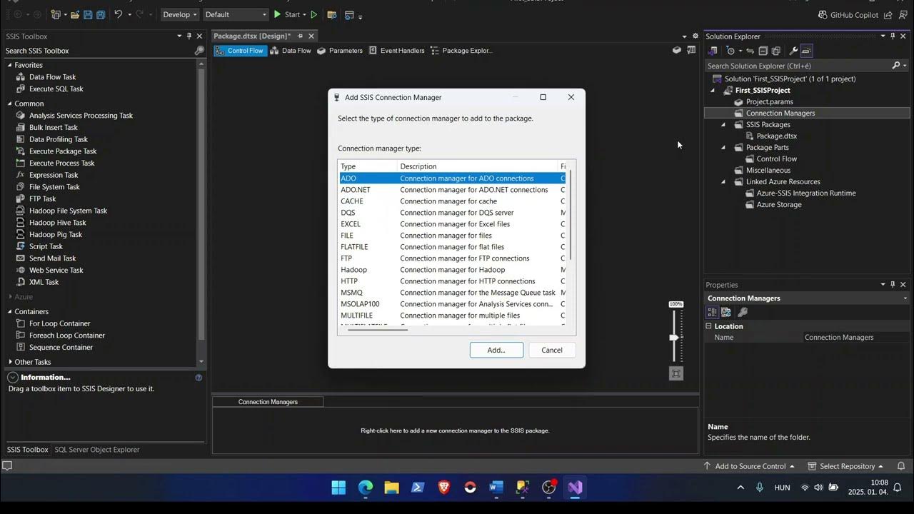 SSIS VII - Ismerkedés az ISP felülettel: Parameter vs Variable, Flat ...