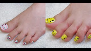 #23 Fun| Simple| Easy Nail/Toe Art Designs at Home