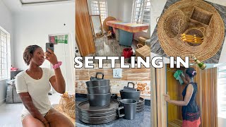 Days in my life | setting up my Lagos apartment | clean & arrange with me | living alone diaries