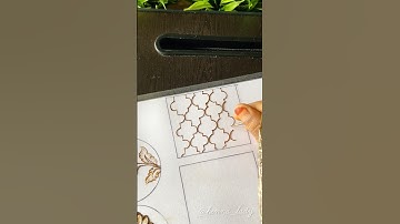 Grid mehndi design || #mehndi #hennadesign #gridmehndi #shorts #ytshorts