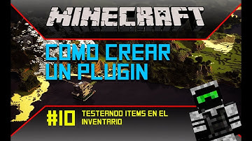 Como CREAR un PLUGIN de Minecraft - Testeando Items en el Inventario - Parte 10