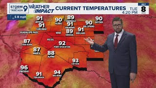 Summer Weather Pattern Holding Off | West Texas Forecast
