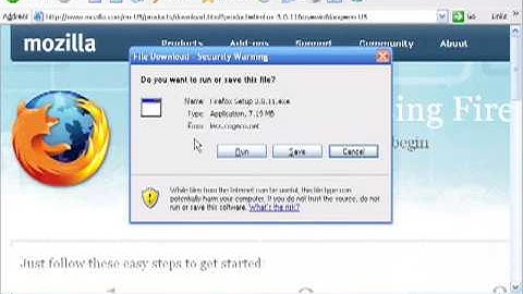 Mozilla FireFox install