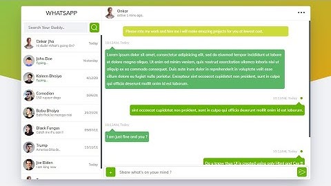[WITH SOURCE CODE] How to design a chat box in HTML CSS || amazing chat window UI for desktop