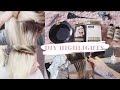 HOW TO | DIY BLEACH BLONDE HAIR AT HOME | DIY BLEACH HIGHLIGHTS TUTORIAL | USING JEROME RUSSELL