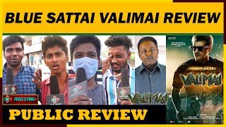 Blue Sattai Maaran Valimai Review Public Review | Valimai Tamil Talkies Review Blue Sattai | Ajith