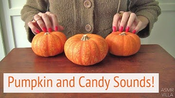 ASMR * Theme: Pumpkin & Candy! * Tapping & Scratching  * Fast Tapping * No Talking * ASMRVilla