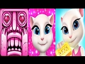 Temple Run 2-My Talking angela Level 1-Talking Tom Gold-Gameplay make for Kid #49