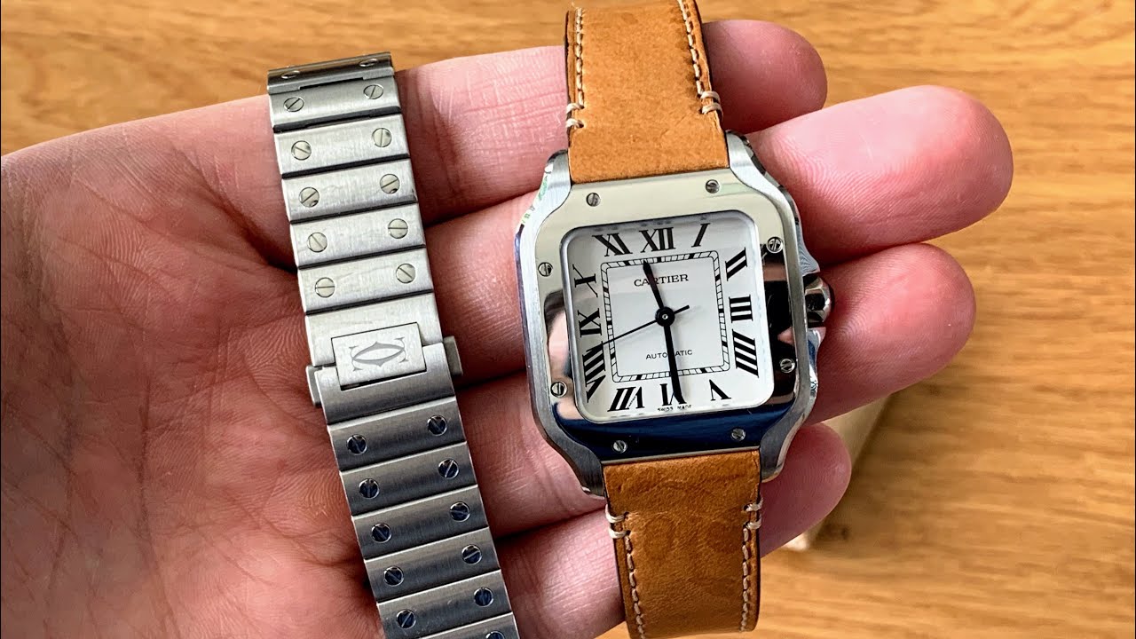 how to change cartier tank solo strap