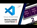 Instalando Lightbox 2 - Visual Studio Code