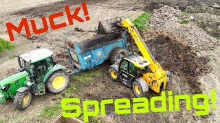 New JCB Gets Tested with Big Day Spreading Muck! Big Micks here too! by Joe Seels 9,671 views 2 weeks ago 16 minutes