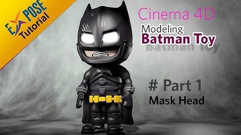 Cinema 4D Tutorial - Batman Modelling | Part 1 : Mask Head