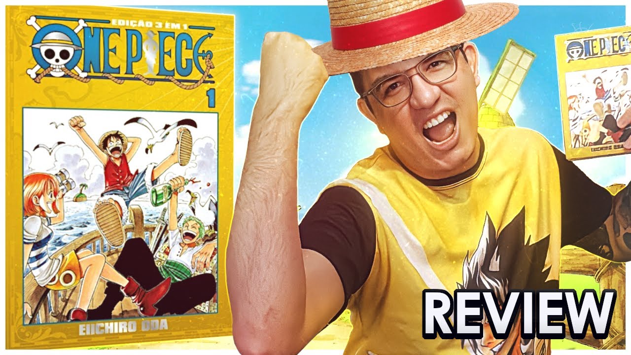 One Piece 3 Em 1 Mangá Vol. 1 Ao 4 - Kit Nova Coleção Panini