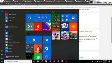 How to generate amazon affiliate API