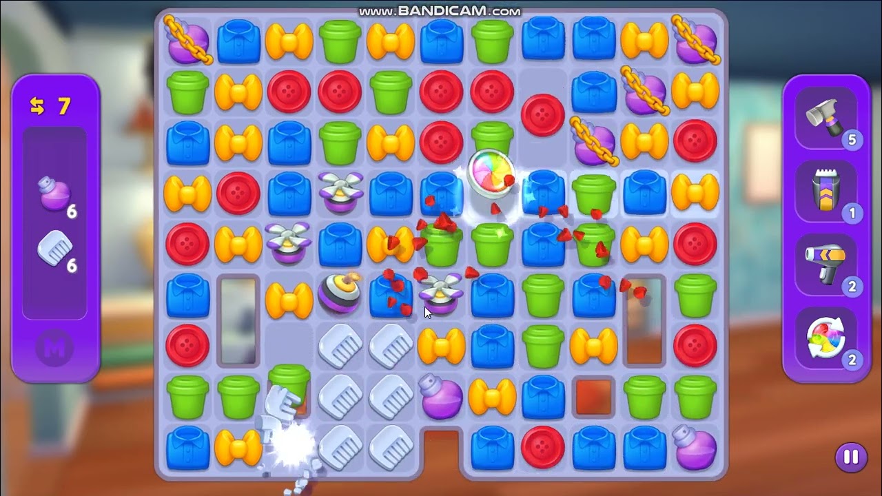 Makeover Match - Swap & Style level 260 no power-ups