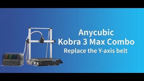 Kobra 3 Max-Y-axis belt replacement guide