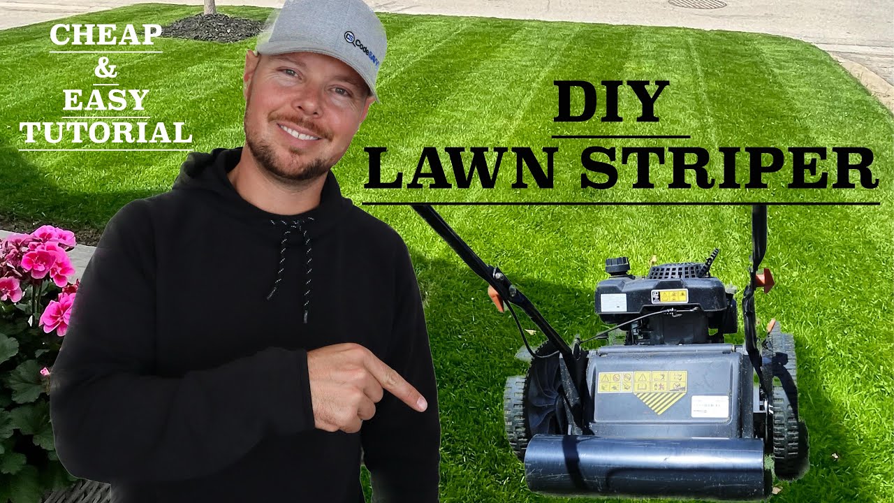 DIY Lawn Striper - Fits Any Push Mower  Diy lawn, Lawn striping, Lawn  striping kit