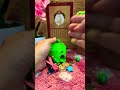 Preparing my green candy dispenser #satisfying