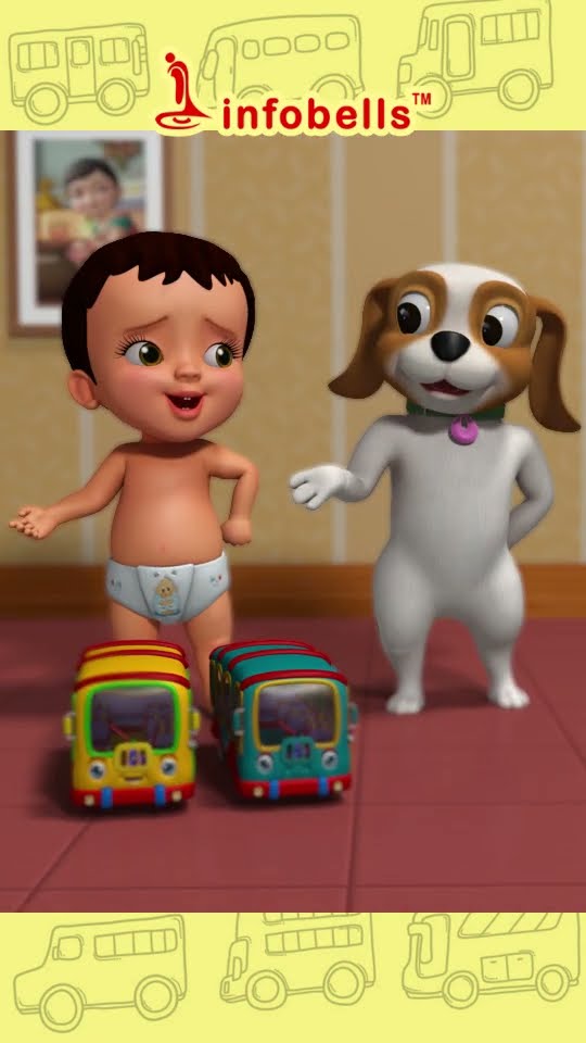 পম পম পম পম বাস আসছে - Bus Song | Bengali Rhymes \u0026 Cartoons | Infobells #bengalirhymes #bussong