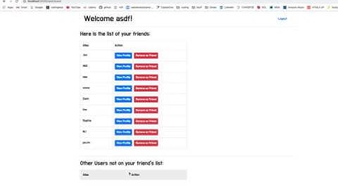 Python(Django) - Friends App