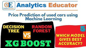 Regression using Decision Tree vs Random Forest vs XGBoost