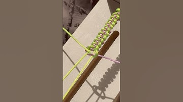 Weaving tutorial full guide from start to patter #knot #diy #macrame #tutorial #like