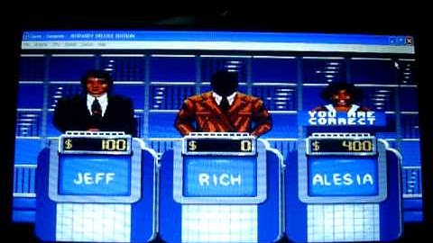 Jeopardy! Deluxe Edition SEGA Genesis Gameplay 1 Part 1