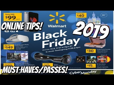 WALMART BLACK FRIDAY 2019! MY MUST HAVES & TIPS!