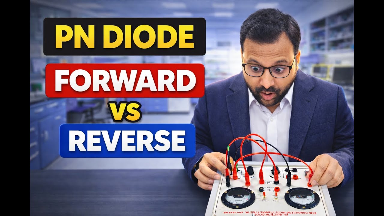 PN Diode | Forward vs Reverse Biasing | Practical - YouTube
