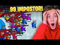 AMONG US, MA CI SONO 99 IMPOSTORI IN UNA PARTITA! (Among Us Reaction)