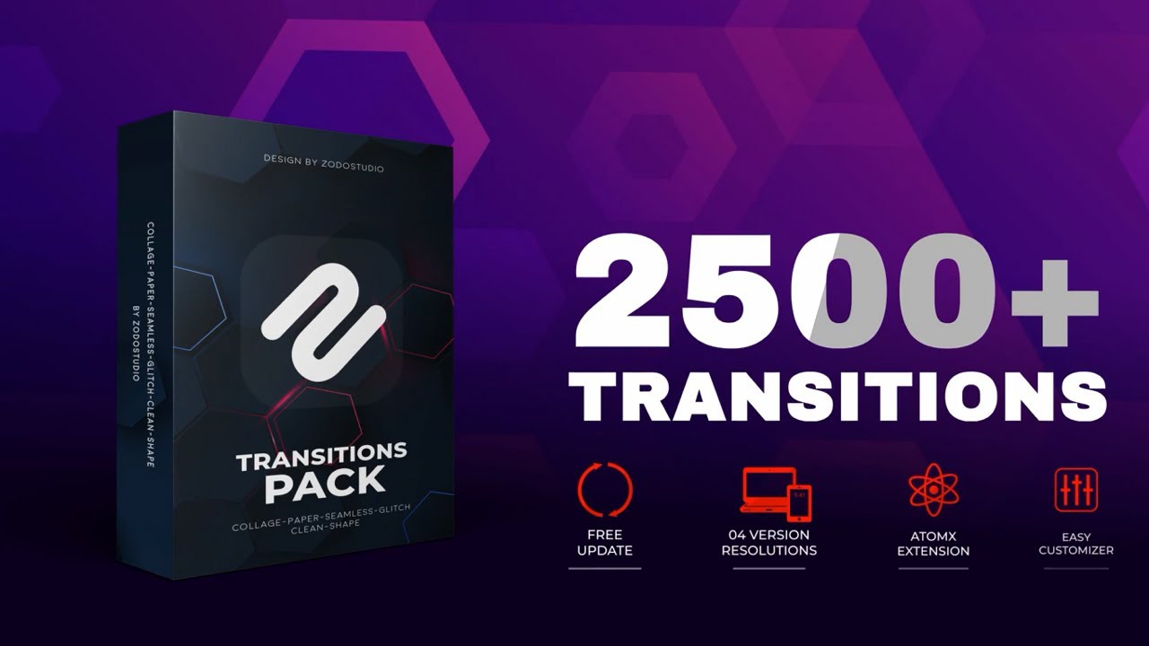 2500+ Video Fx Transitions - After Effects Template - YouTube