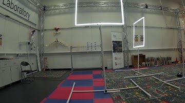 Onboard video from a test flight at the Bristol Robotics Laboratory
