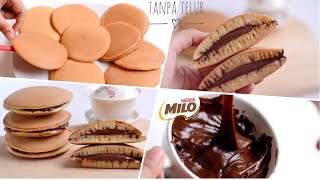 Kue Dorayaki Coklat Milo Tanpa Telur, Membuat Selai Coklat Milo Sendiri